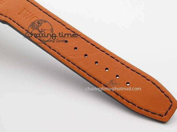 MIROTIME 0212 Mark XVIII IW327001 V6F Best Edition Black Dial On Black Leather Strap A Tailored 7307